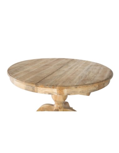 Mesa Comedor Extensible Redonda de Madera de...