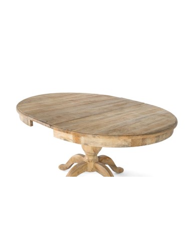 Mesa Comedor Extensible Redonda de Madera de...