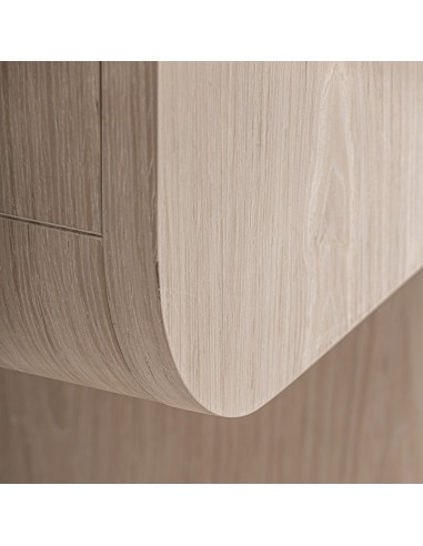 Armario Kharj de Madera de Roble y Cristal...