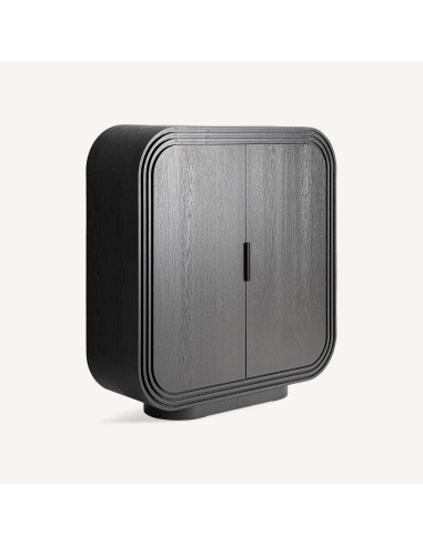 Armario Rize de Roble Negro Estilo Art Déco –...