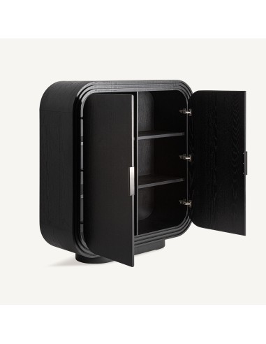 Armario Rize de Roble Negro Estilo Art Déco –...