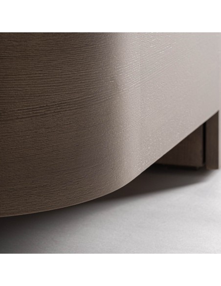 Mueble TV Aksaray de Vical Home – Estilo Art Decó en Roble Marrón