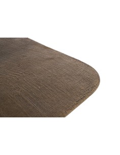 Mesa de centro Giner y Colomer 90x90 cm negra y dorada de metal y aluminio 2
