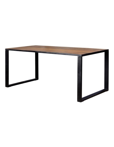 Mesa de Comedor Giner y Colomer de Madera de Mango Macizo y Hierro - 180 cm