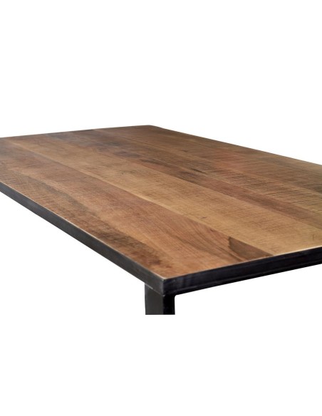 Mesa de Comedor Giner y Colomer de Madera de Mango Macizo y Hierro - 180 cm