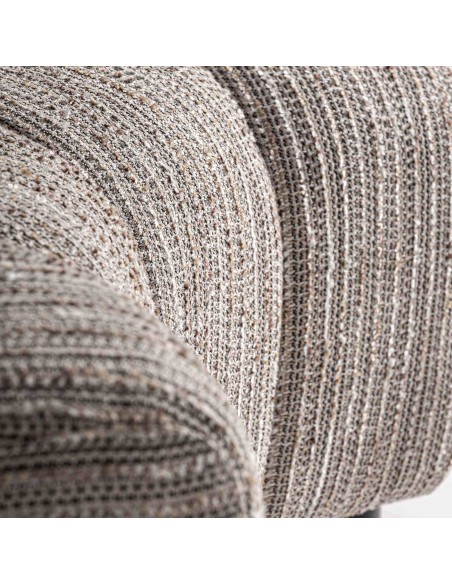 Módulo Central de Sofá Brouville Beige – VICAL HOME | Diseño Contemporáneo y Estructura de Madera Negra