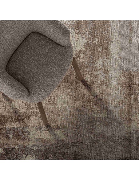Alfombra Kalea de VICAL HOME en Tonos Marrón | Estilo Clásico y Textura Elegante