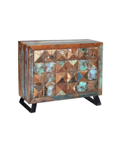 Cómoda de Madera Reciclada con Cajones y...