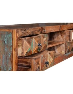 Mueble de TV en Madera Reciclada y Hierro – Colección... 2