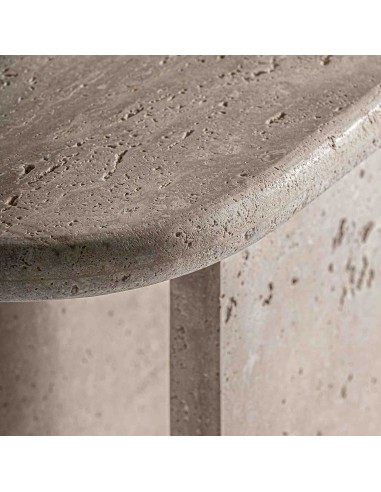 Consola Clare de Vical Home en Travertino y...