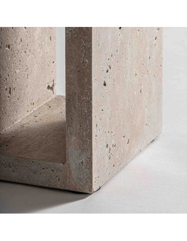 Consola Clare de Vical Home en Travertino y...