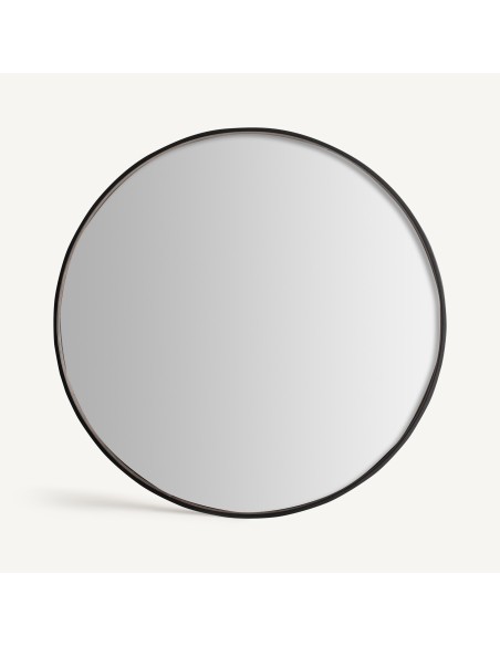Espejo Decorativo Redondo en Hierro Negro – Vical Home