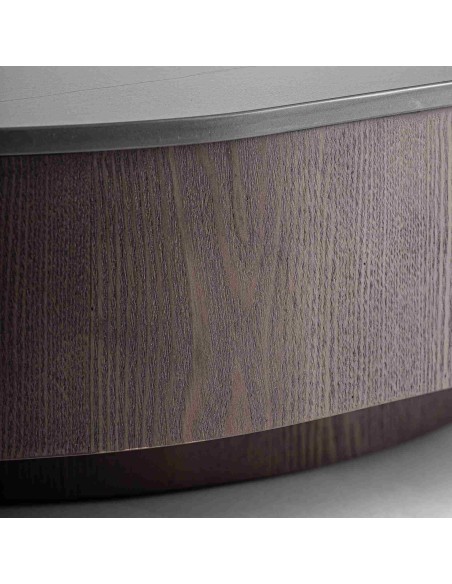 Mesa de Centro Neufs de Mármol Sintético y Nogal – Vical Home