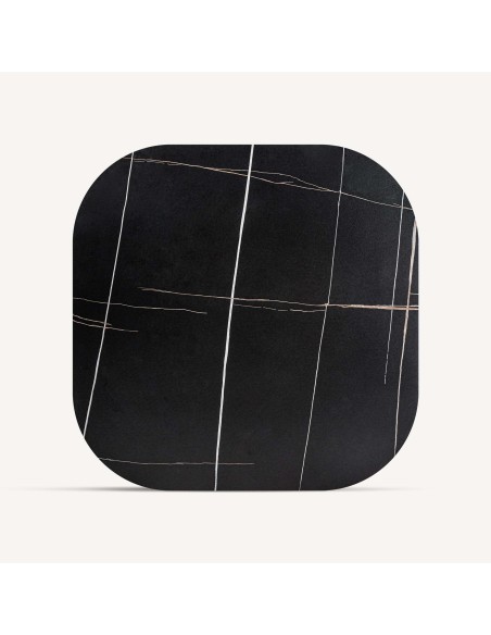 Mesa de Centro Neufs de Mármol Sintético y Nogal – Vical Home