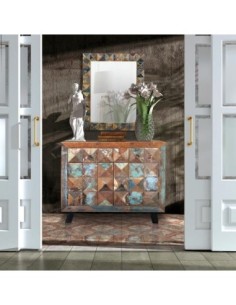 Espejo de Madera Reciclada 100x80 cm – Colección DIAMANTE... 2