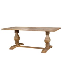 Mesa de Comedor Rectangular en Madera de Mango Macizo... 2