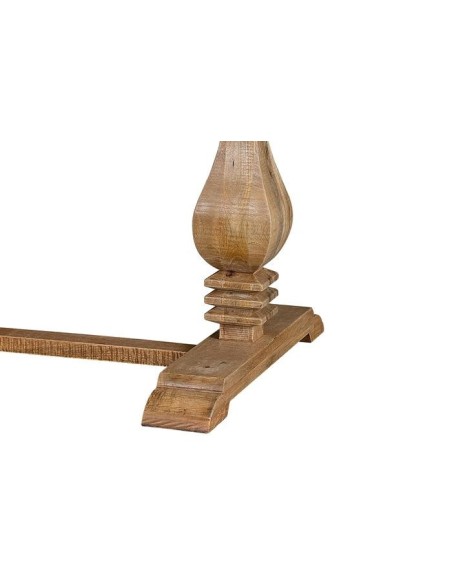 Mesa de Comedor Rectangular en Madera de Mango Macizo Natural – Giner y Colomer