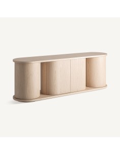 Aparador Kharj Vical Home en Madera de Roble Beige –... 2