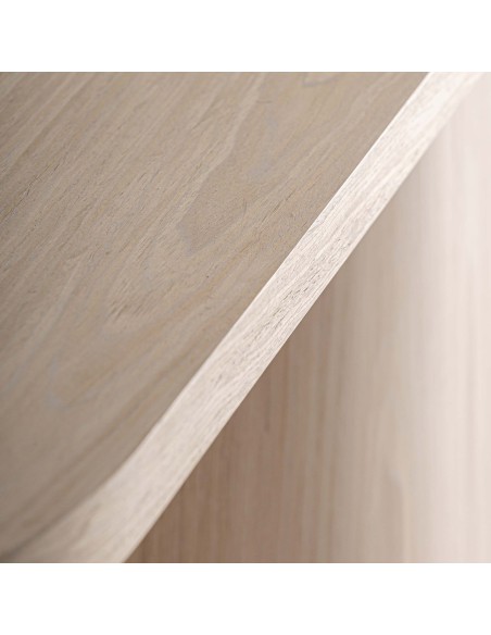 Aparador Kharj Vical Home en Madera de Roble Beige – Estilo Art Decó 220cm