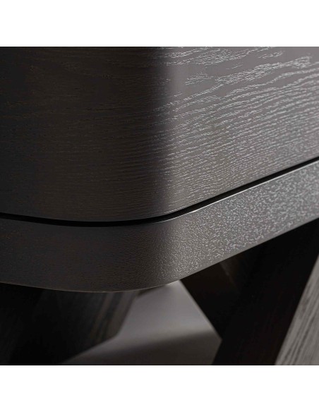 Aparador Rize Vical Home en Madera de Roble Negro – Estilo Art Decó 210cm