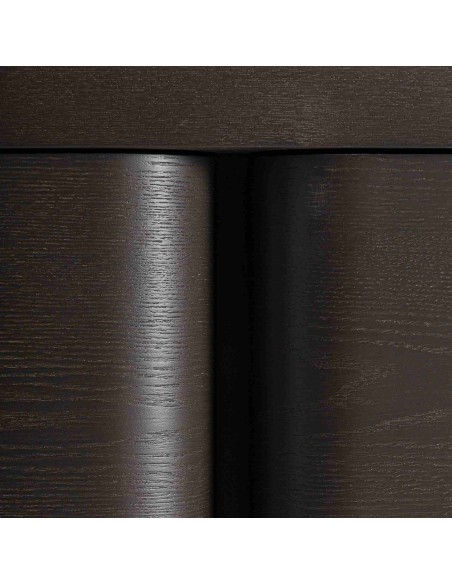 Aparador Rize Vical Home en Madera de Roble Negro – Estilo Art Decó 210cm