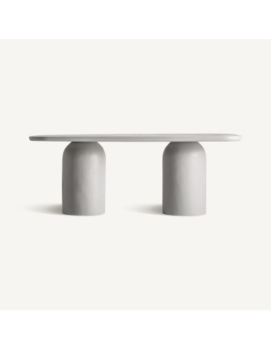 Mesa de Comedor Vical Home Felhasena de Hormigón Gris – Estilo Contemporáneo 200x100cm
