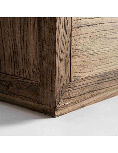 Mesita de Noche Norvik de Madera de Olmo Marrón – Vical Home