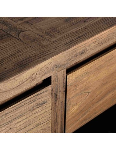 Cómoda Norvik de Madera de Olmo Marrón 180 cm –...