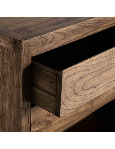 Cómoda Norvik de Madera de Olmo Marrón 180 cm –...