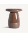 Mesa auxiliar Meres de estilo contemporáneo, fabricada en madera DM color marrón. De VICAL Home.