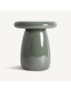 Mesa auxiliar Meres de estilo contemporáneo, fabricada en madera DM color verde. De VICAL Home.