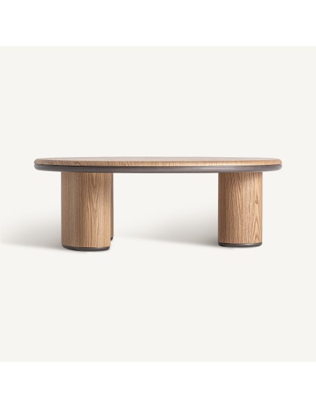 Mesa de Centro Leneo de Vical Home – Diseño Contemporáneo en Madera Marrón Claro