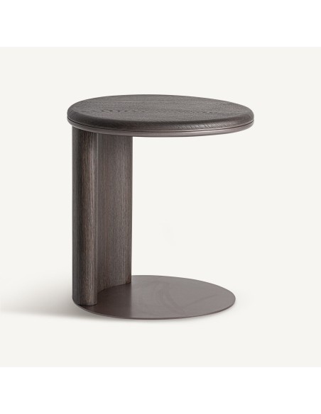 Mesa Auxiliar Pravia de Vical Home – Estilo Contemporáneo en Madera y Hierro