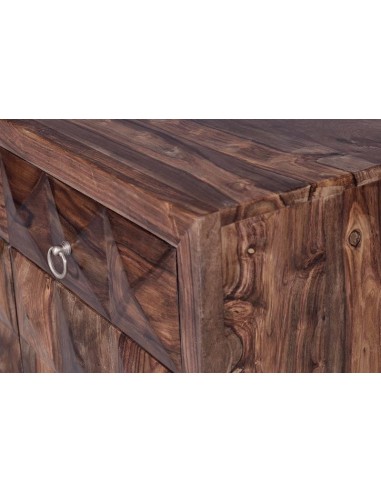 Cómoda Agra de Madera de Palisandro con 2...