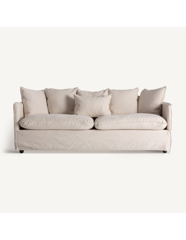 Sofá Bardney de Lino Beige – Estilo Clásico Elegante | Vical Home