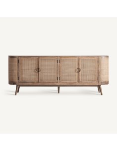 Aparador Beckley de Estilo Nórdico en Madera de Mango y...