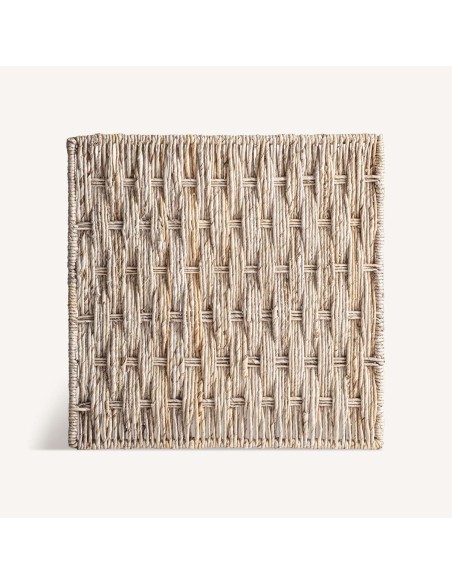 Panel Decorativo Cuadrado en Banano Color Arena y Hierro – Estilo Natural | Vical Home