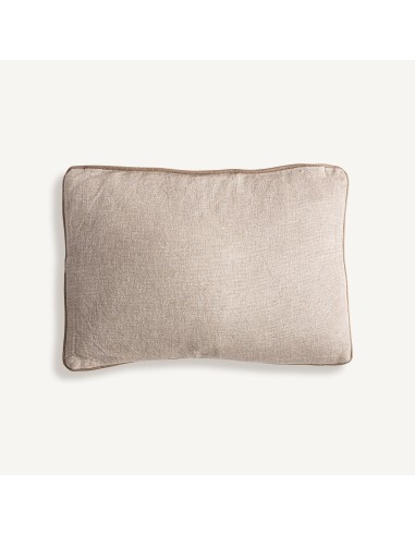 Cojín Sarabe en lino beige con fibra natural – Vical Home | 60x20x40 cm