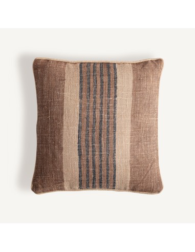 Cojín Alceo de yute beige con fibra natural marrón – Vical Home | 45x20x45 cm