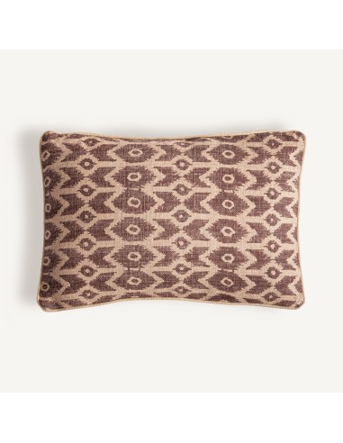 Cojín Tacio de yute beige y tonos neutros – Vical Home | 60x40 cm