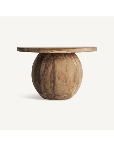 Mesa de Centro Erloy de Madera Teka Reciclada – Estilo Rústico de Vical Home