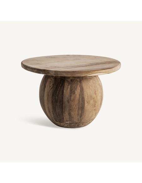 Mesa de Centro Erloy de Madera Teka Reciclada – Estilo Rústico de Vical Home