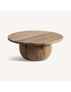 Mesa de Centro Erloy 90×90 de Madera Teka Reciclada –... 2