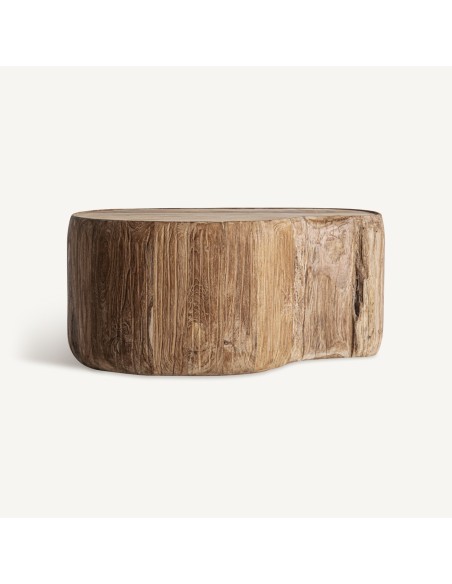 Mesa de Centro Erloy 90×60 de Madera Teka Reciclada – Estilo Rústico | Vical Home