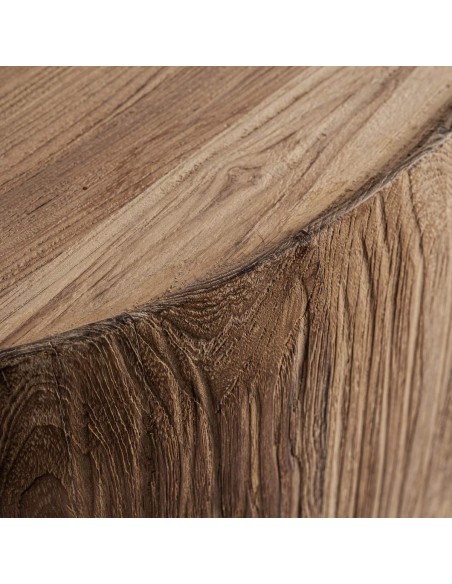 Mesa de Centro Erloy 90×60 de Madera Teka Reciclada – Estilo Rústico | Vical Home