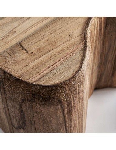 Mesa de Centro Erloy 70×55 en Madera de Teka...