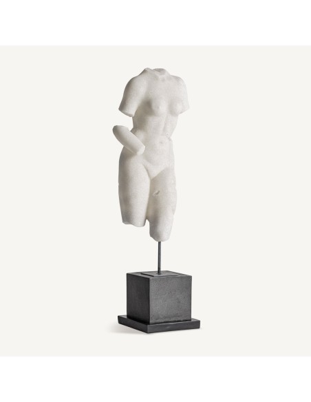 Busto Decorativo Alto en Blanco y Negro – Vical Home Escultura en Resina
