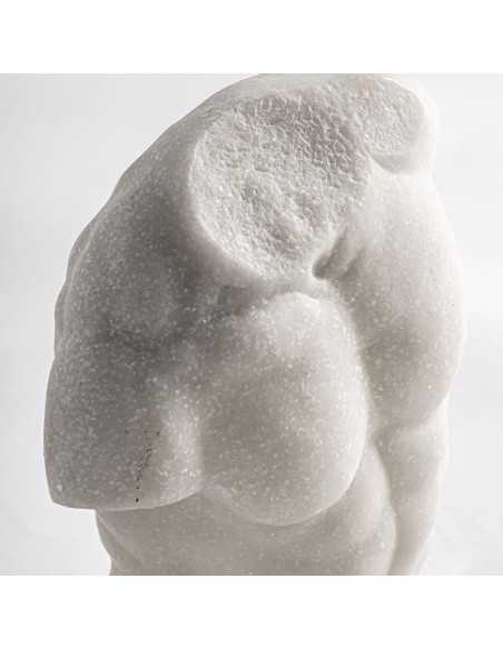 Busto Decorativo Blanco y Gris de Vical Home – Escultura en Resina Moderna