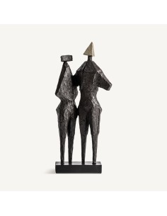 Figura Decorativa de Resina Negra – Vical Home Diseño...