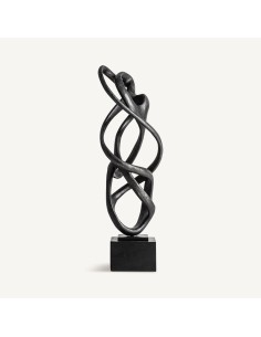 Figura Decorativa de Resina Negra – Vical Home Diseño...